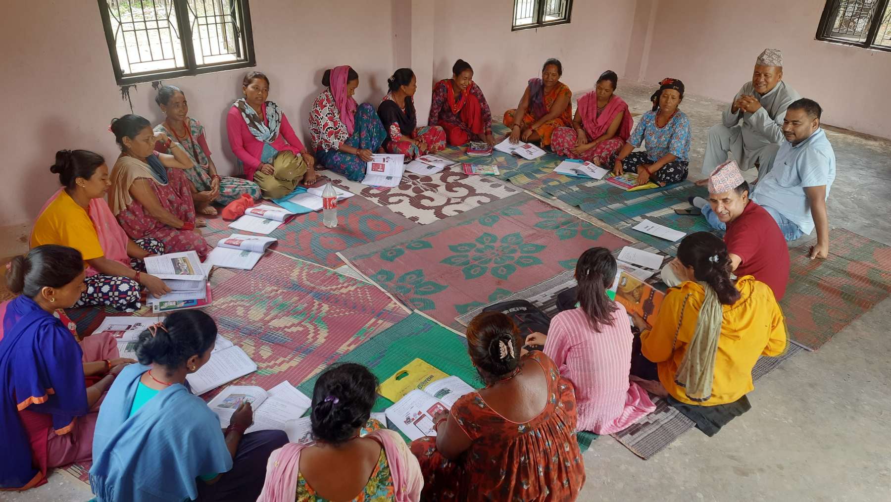 Project-Focal-Person-Project-Manager-along-with-Chiarperson-of-partner-cooperative-monitoring-DFLC-at-Shantinagar-DEPROSC-Nepal