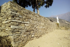 Bigu_Gaurishankar School _compound wall construction