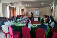 Refresher training to Financial Literacy Facilitators (FLFs) under SaMi, Bagmati province, Kathmandu.