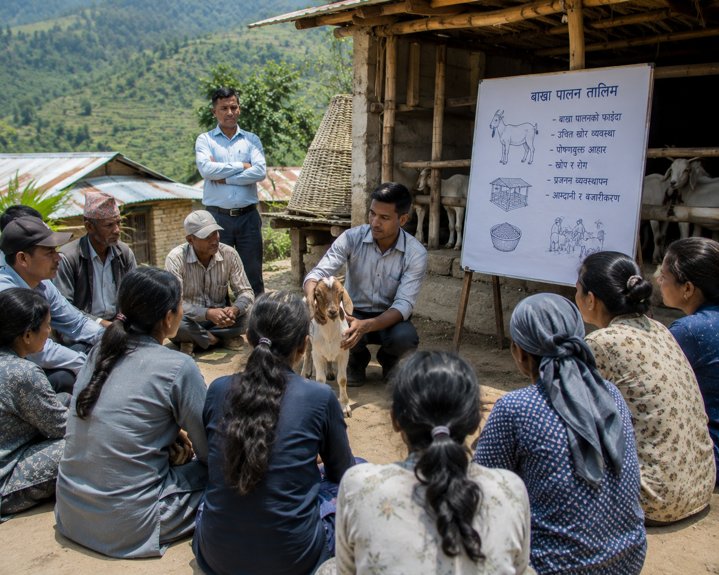 Distribution of Agricultural Inputs and Training support to Farmers